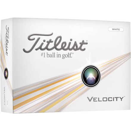 Titleist Velocity golfbollar 12 pack med Laxentryck